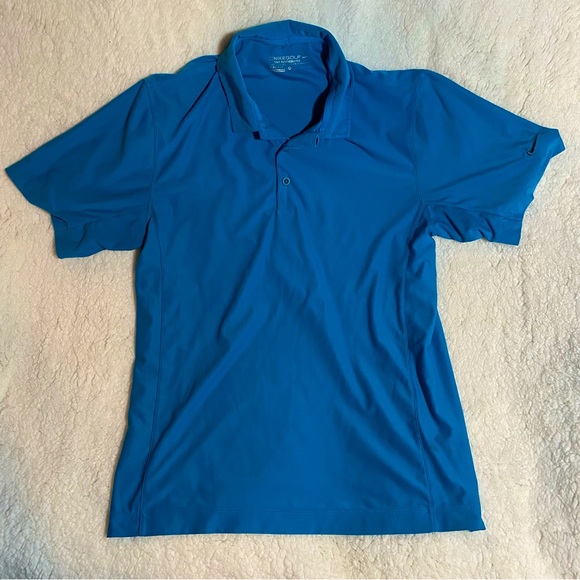 Mens small Blue Nike Golf Shirt. Great condition - Picture 1 of 8